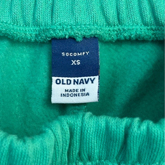 Women's Old Navy Kelly Green Jogger Sweatpants EUC Size XS - Picture 3 of 4